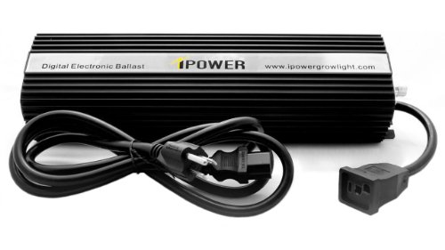 iPower 1000W Digital Dimmable Electronic Ballast for 1000 Watt HPS MH Bulbs Grow Light System Kits f