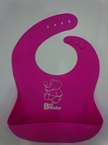 Best BIB for Baby - Soft Bib (Pink-Elephant)
