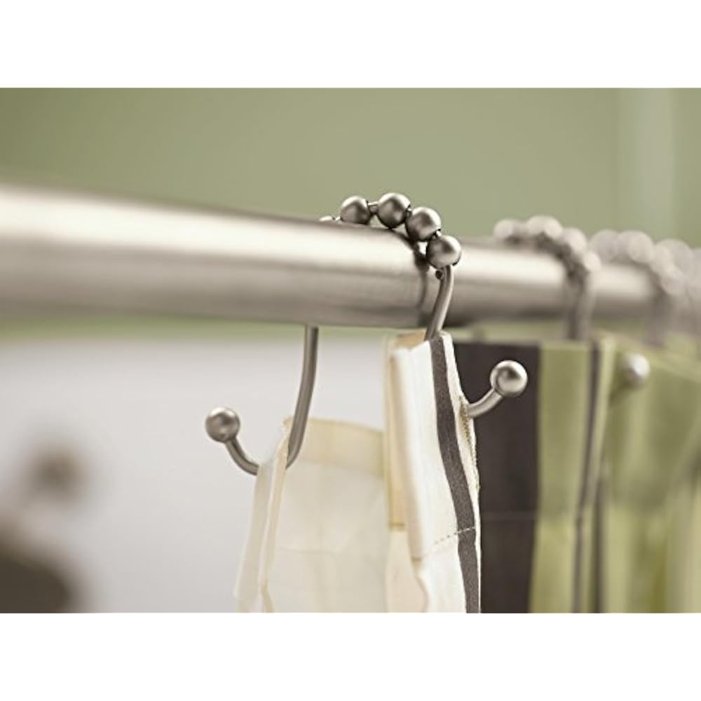 Wimaha Shower Curtain Rings Rustproof Hooks, Stainless Steel Heavy Duty