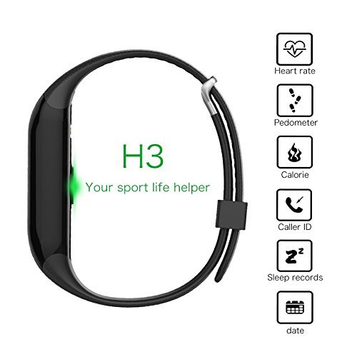Pard Kids Fitness Tracker, Heart Rate Monitor, Smart Bracelet for Your  Child, Black