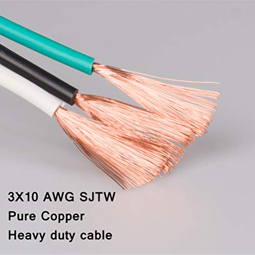 Yodotek 25FT Heavy Duty 3 Prong Generator Locking Power Cord NEMA L5