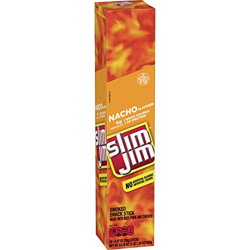 Slim Jim Nacho Flavor Meat Sticks - Image 10