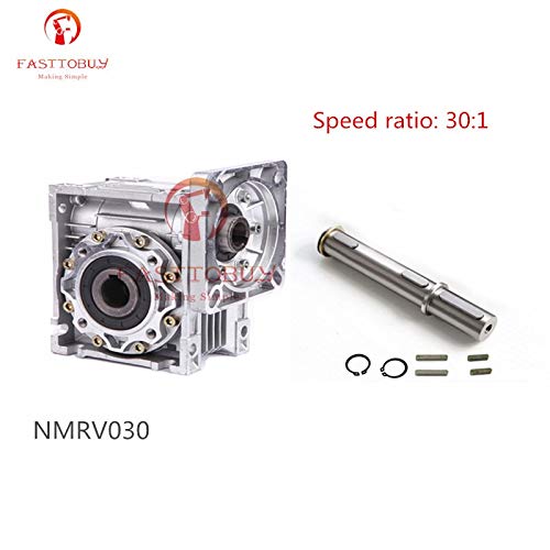 Ochoos New Speed Ratio 30:1 Worm Gear Reducer RV30 NMRV030 RV030 Worm Gearbox Speed Reducer for NEMA