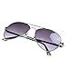 Pan Oceanic Womens Contemporary Hello Kitty Classic Silver Aviator Sunglasses (White Handle)