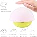 Anpress Tumbler Mushroom Design Colorful Night Light Touch Sensor Dimmable LED Nightlights with Softlight,Stronglight and 7 Colorful Light Best Gift for Baby Room, Bedroom, Nursery, Outdoor (Yellow)