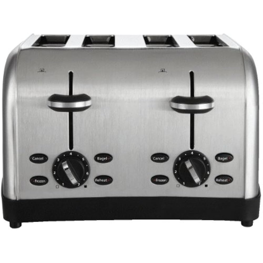 Oster Toasters 4Slice Toaster, Brushed Metal (TSSTTRWF4SSHP) Kitchen