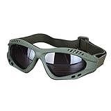 Viriber Motorcycle Goggles Bike Goggles UV Protective Outdoor Glasses Dust-proof Protective Combat Goggles Military Sunglasses Outdoor Tactical Goggles