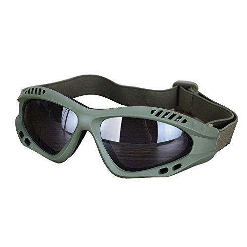 Viriber Motorcycle Goggles Bike Goggles UV Protective Outdoor Glasses Dust-proof Protective Combat Goggles Military Sunglasses Outdoor Tactical Goggles
