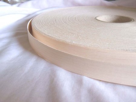 Pre Glued Iron on Maple Wood Veneer Edging Tape 22mm wide various lengths ...Free Postage 10 metres 10 metres