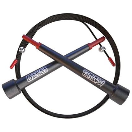 Master of Muscle WOD Whipper Cuerda para Saltar de Cable de Alta