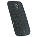 iGadgitz Black Silicone Skin Case Cover with Tire Tread Design for Samsung Galaxy Nexus i9250 Android Smartphone Cell Phone + Screen Protector
