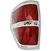 Evan Fischer Tail Light Compatible with 2009-2014 Ford F-150, Driver Side, With Chrome Trim
