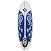 Best Choice Products Surfing Surf Beach Ocean Body Foamie Board Surfboard, White, 6'