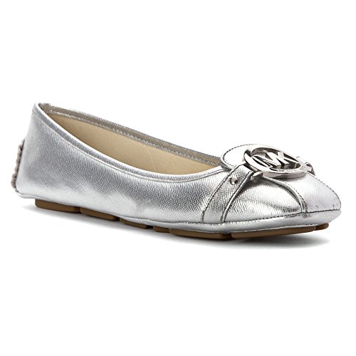 michael kors loafers womens silver