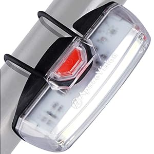Front Bike Light USB Rechargeable by Apace – Powerful LED Bicycle Headlight Safety Cycle Lights – Super Bright 200…