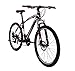 LOOCHO Mountain Bike 21 Speed 26-27.5 inch Shining SYS Double Disc Brake Suspension Fork Rear Suspension Anti-Slip Bikes (red)thumb 1