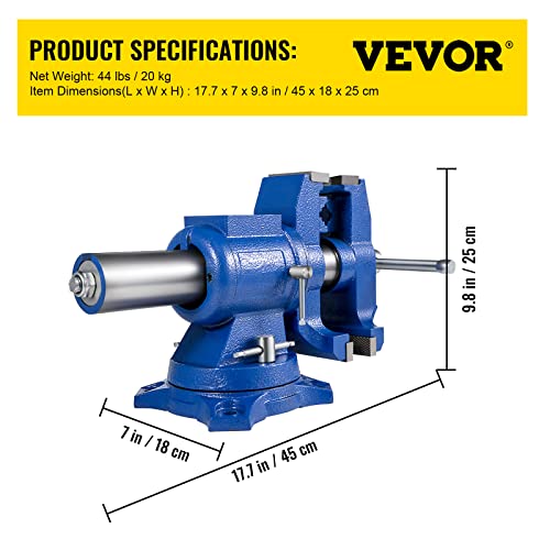 XtremepowerUS 6 in. Heavy-Duty Vise Bench with Anvil 66003 - The Home Depot