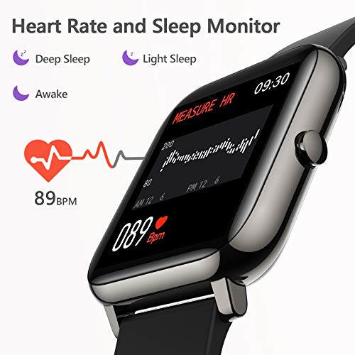 Smart Watch, KALINCO Fitness Tracker with Heart Rate Monitor, Blood Pressure, Blood Oxygen Tracking, 1.4 Inch Touch… - Image 2