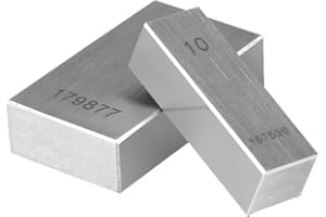 1pc Brand Name Precision Block Gauge Single Piece Metric Gauge Block for Precision Measurement, High Hardness HRC-63, Range 0
