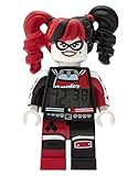 Lego Batman Movie 9009310 Harley Quinn Kids Minifigure Alarm Clock | red/Black | Plastic | 9.5 inches Tall | LCD Display | boy Girl | Official