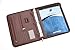 Professional Executive Business Padfolio Portfolio Case with 3 Ring Binder - PU Leather Resume & Document Organizer with 10.1 inch Tablet Sleeve, Zipper, Premium Paper Pad – Almond Brown