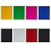 QERA Pro 8 Colors (12 by 10 Inches) Glitter Heat Transfer Vinyl (HTV) Sheets for T-Shirts and Other Fabrics - Press on HTV Vinyl for Silhouette Cameo, Cricut, Craft Cutters and More