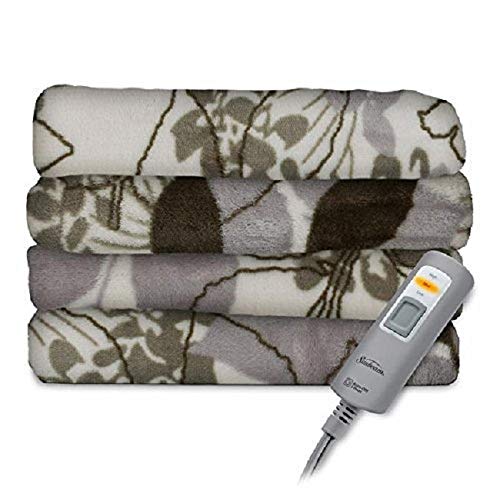 Sunbeam Velvet Plush Heated Throw Blanket 60" x 50