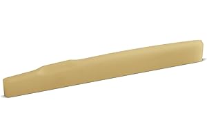 MACNICHOL GUITARS Unbleached Bone Saddle – Fits Many Post-2000 Gibson® Guitars – 11 mm - 12 Inch Radius