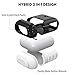 ORETECH Compatible with AirPods 2 and AirPods 1, Protective Case for Airpods Case, Anti Scratch PC Soft TPU Protection Case for Airpods 2/ Airpods 1 Shockproof - Black and White
