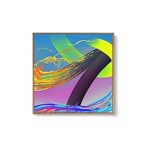Framed Canvas Wall Art for Living Room, Bedroom Abstract Canvas Prints for Modern Home Decoration Ready to Hang - 16"x16" inches
