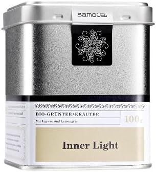 Samova Inner Light, Bio Green Tea/Herbal Tea, loose in a Box, 100 gr
