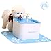 Happypapa 2.5L Automatic Cat and Dog Flower Water Fountain Ultra Quiet Drinking Pet Fountain Encourages Cats and Dogs to Drink More to Stay Healthy and Hygienic (2.5L Cat & Dog Fountain)