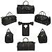 1 Voice 1VFB16_49 The Weekender Garment Bag, Black