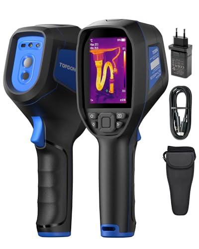 TOPDON Wärmebildkamera TC004 mit 512×384 TISR-Auflösung,64 GB Speicher,WLAN