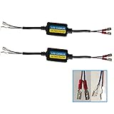 H1 H3 H7 LED Anti Flicker Headlight Canbus Error Free Computer Warning Canceller Resistor Decoders Capacitor Wiring Harness (Pack of 2)