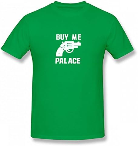 PUDNTSD Buy Me Palace Skateboard Fashion Tshirt Printed Cotton T-Shirts Tops Logo Men's Tee Kelly Green