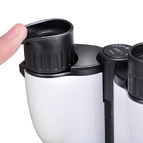 Binoculars for adults and kids 10x22 Binoculars Compact High power Low light night Vision use for outdoor birding travelling hunting etc - Thumbnail 2