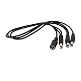 uxcell Guitar 3-Way Effect Pedal Daisy Chain Power Supply Splitter Cable