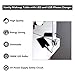 GLS White Large Makeup Vanity Table Desk with Drawers and Mirror Jewelry Armoire and LED Light