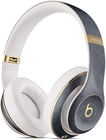 Blue Concrete Grunge Surface 2 DesignSkinz Full-Body Skin Kit for the Beats by Dre Studio Remastered Wireless Headphones / Ultra-Thin / Matte Finished / Protective Skin Wrap