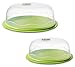 Ozeri INSTAVAC Ready-Serve Domed Food Storage Container, BPA-Free 4-Piece Nesting Set with Vacuum Seal
