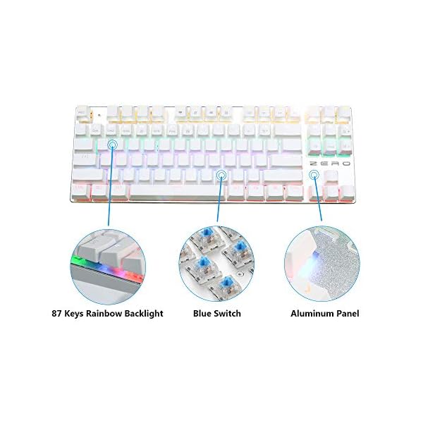 Mechanical-Gaming-KeyboardHiveNets-87-Keys-Blue-Switches-Anti-Ghosting-RGB-Breath-Backlit-for-PC-Macbook-Laptop-and-More-Update-Version-White HiveNets Mechanical Gaming Keyboard, 87 Keys Blue Switches Anti-Ghosting RGB Breath Backlit for PC Macbook Laptop and…