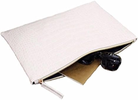 Dahliate Women's Fashion Clutches Hand Evening Bag PU Leather Crocodile Pattern
