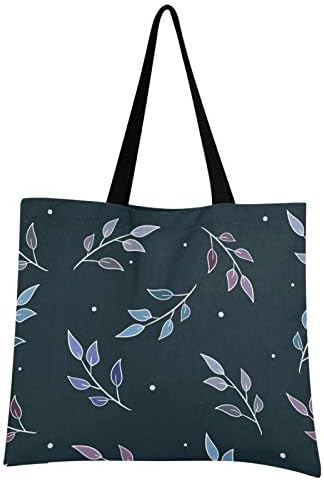 Amazon Gorira キャンバスバッグ トートバッグ 花葉 柄 水玉 エコバック 大容量 肩掛けバッグ 通学 出掛けバッグ ショッピングキャリー 男女兼用 内側ポケット付き エコバッグ 買い物バッグ