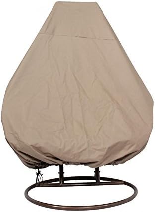 THeCORP Outdoor Furniture Patio Hanging Swing Chairs Waterproof Cover For Single Chairs