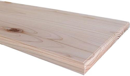 Amazon ウッドシェルフボード ナチュラル 杉板 90ｘ26cm Ss9026board 集成材