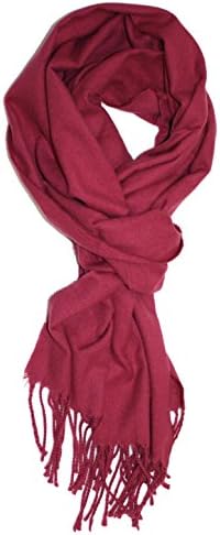Ted and Jack - A Classic Staple Solid Cashmere Feel Scarf (Carmine Red)