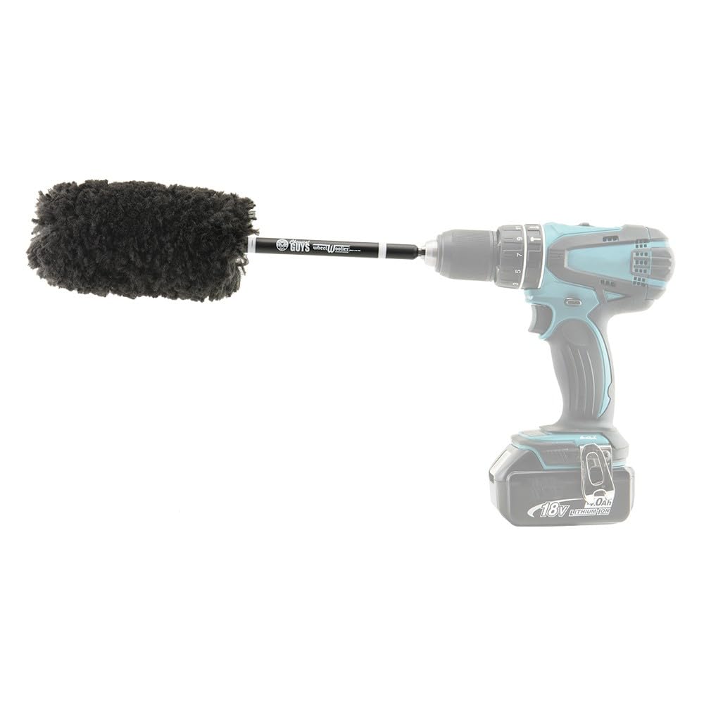 Chemical Guys ACC401 Power Woolie Microfiber Wheel Brush with Drill Adapter