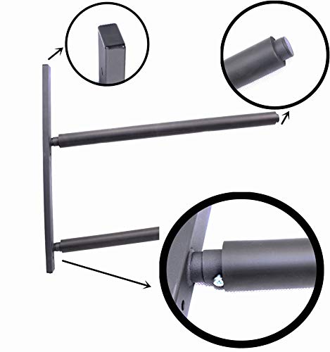 Mrhardware SUP Snowboard Surfboard Paddle Board Ski Wall Mount Storage Display Rack Cradle (Black, Double-Deck)
