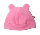 Zutano Unisex Baby Cozie Fleece Hat, Hot Pink, 18 Months